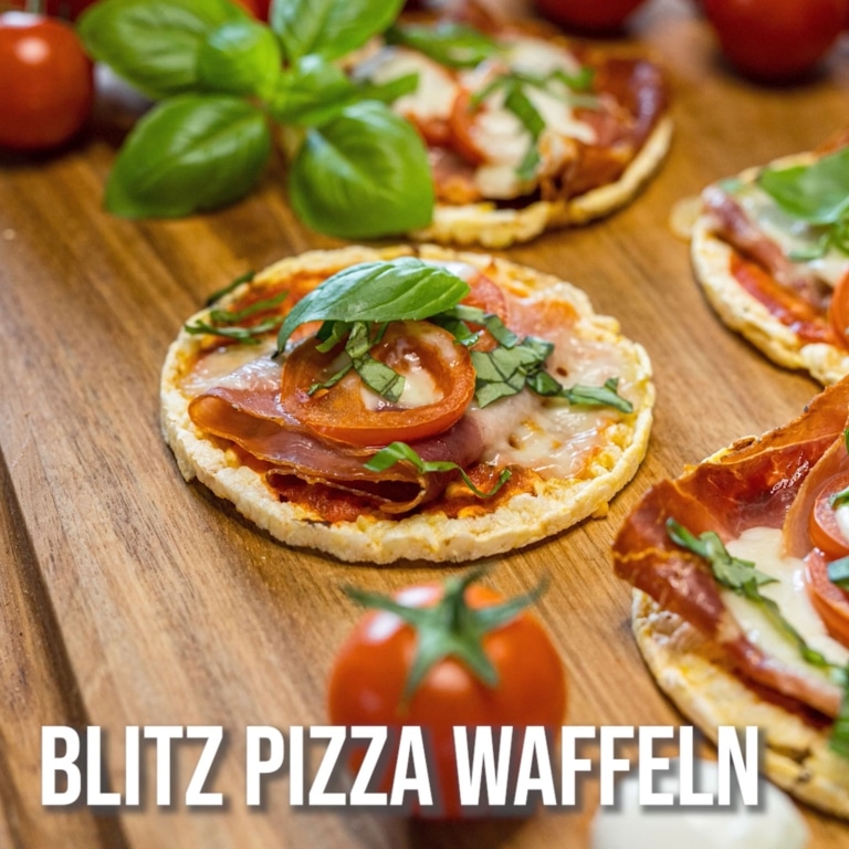 Blitz Pizza aus Maiswaffeln Morefit Rezept
