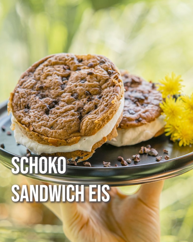 Kalorienarmes Protein Schoko Sandwich Eis Rezept